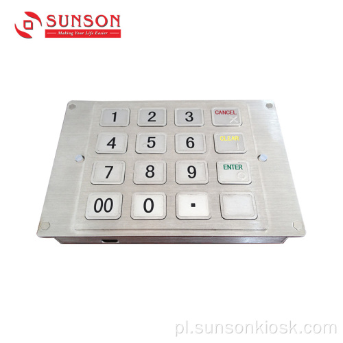 Compact PCI 4.x szyfrujący PIN Pad z alfabetem Braille&#39;a